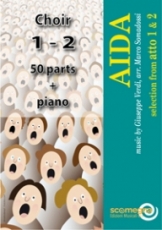 AIDA - Atto 1 & 2 (Doppel SATB chor set)