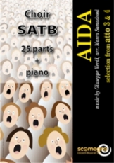 AIDA - Atto 3 & 4 (SATB chor set)