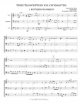 Three Transcriptions